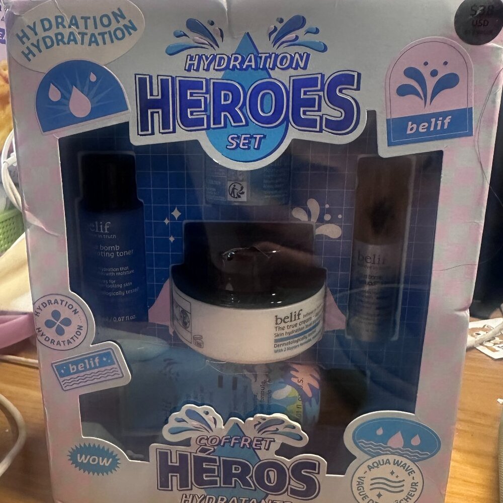 NEW Belif Hydration Heroes Travel Kit